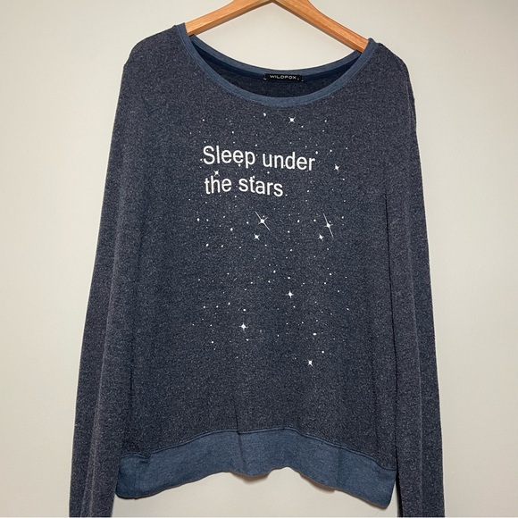 Wildfox Sleep Under the Stars Long Sleeve Jumper Top - Picture 2 of 9